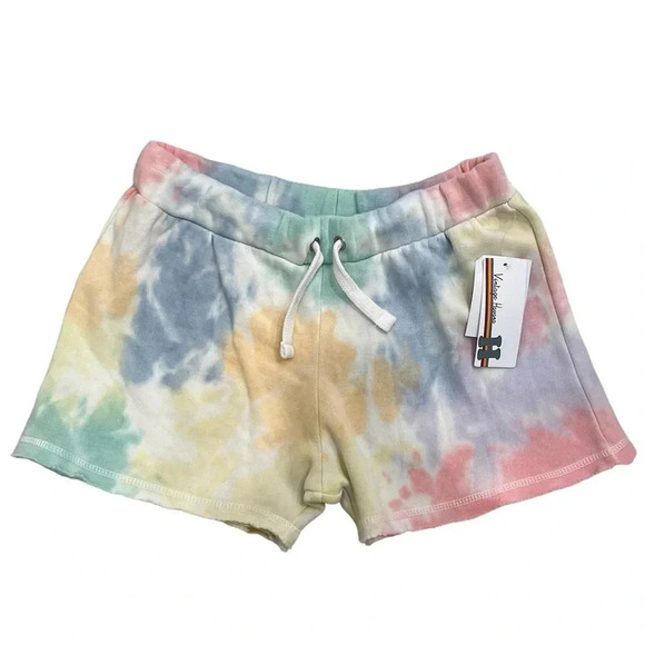 Vintage Havana Tie Dye Multicolored Terry Shorts - Picture 1 of 5